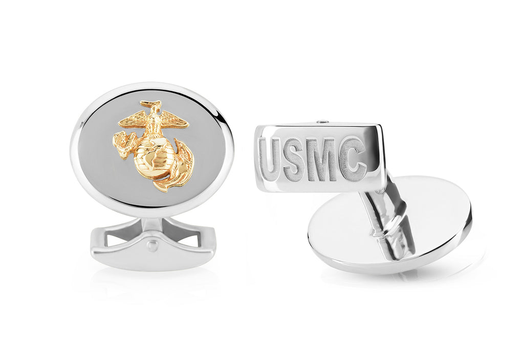 US Marine Oval Cufflinks