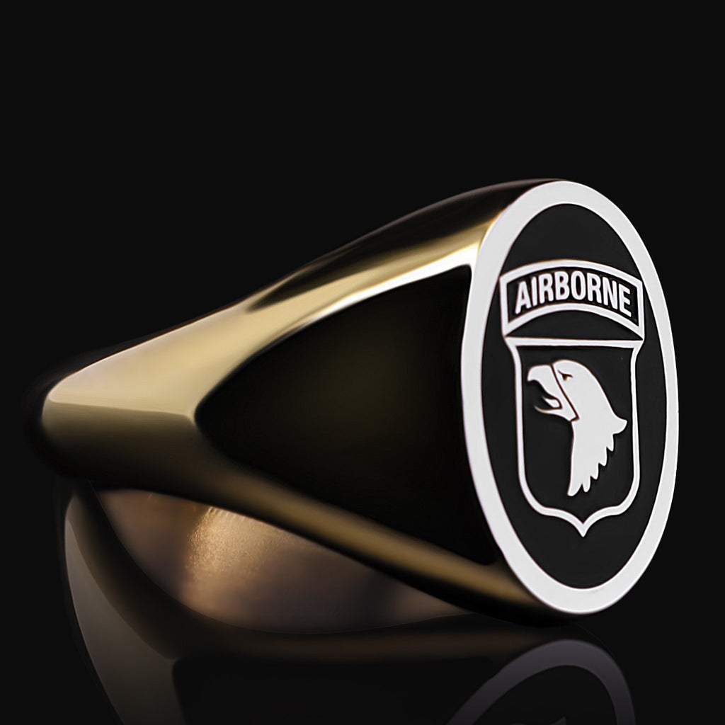 101st Airborne Signet Ring