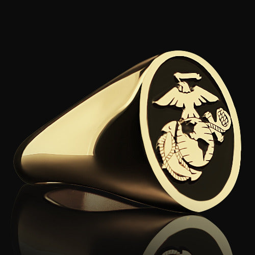 Generator Tub Vrijgevigheid Marine Corps Signet Ring – The Jewelry Republic