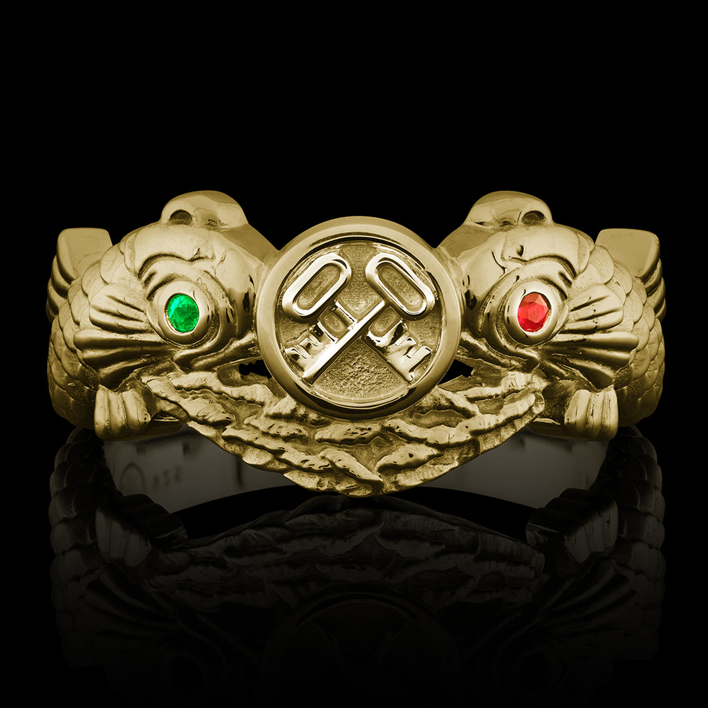 Navy Logistics Specialist Ring