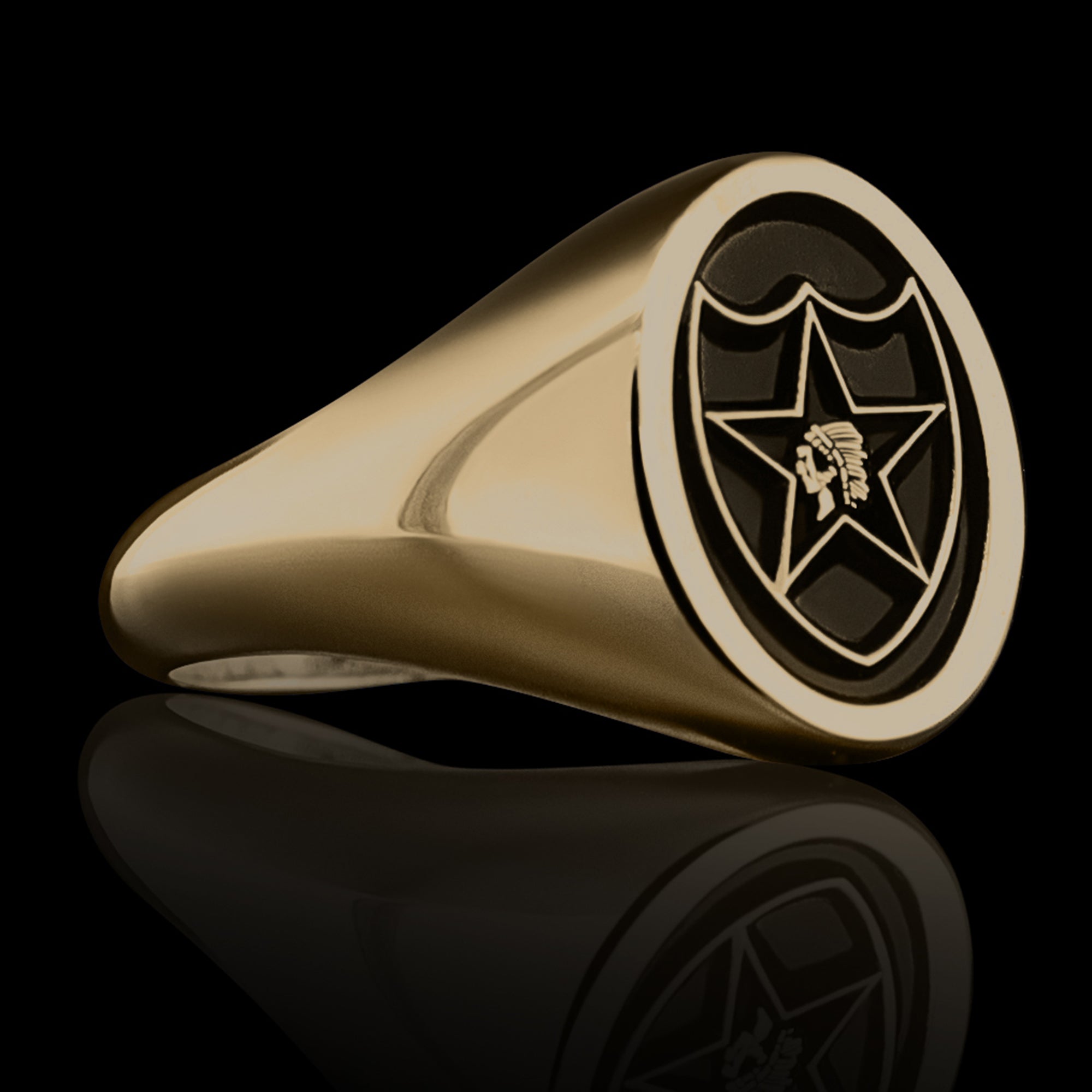 2nd Infantry Div Signet Ring – The Jewelry Republic