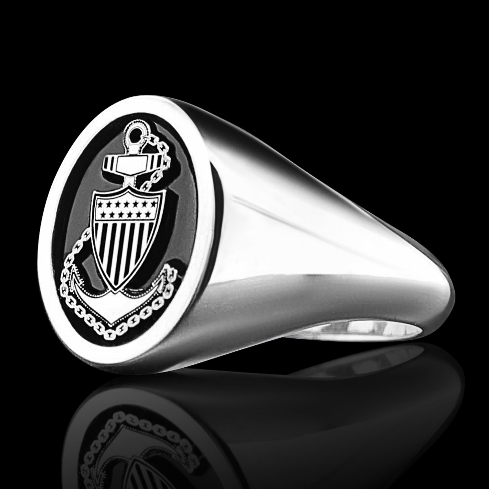 USCG Chief Petty Officer Ring – The Jewelry Republic
