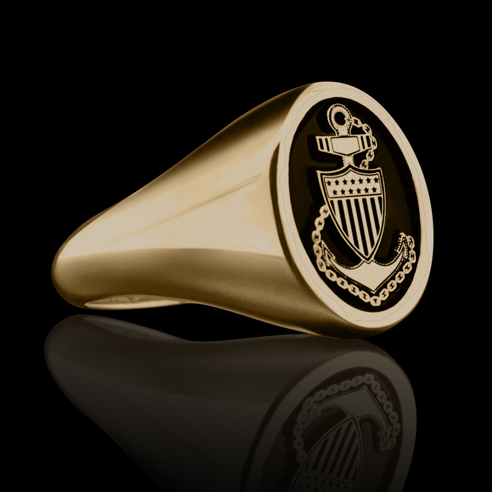 USCG Chief Petty Officer Ring – The Jewelry Republic