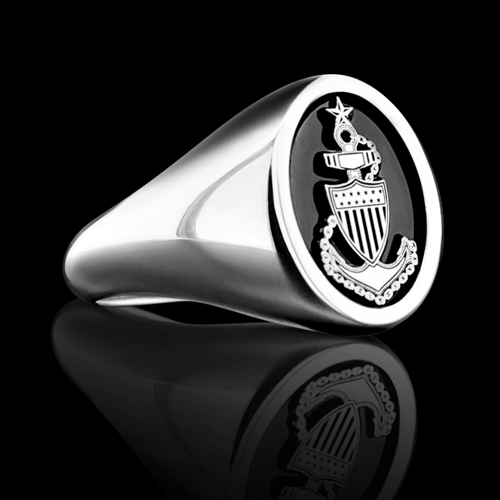 USCG Senior Chief Petty Officer Ring – The Jewelry Republic