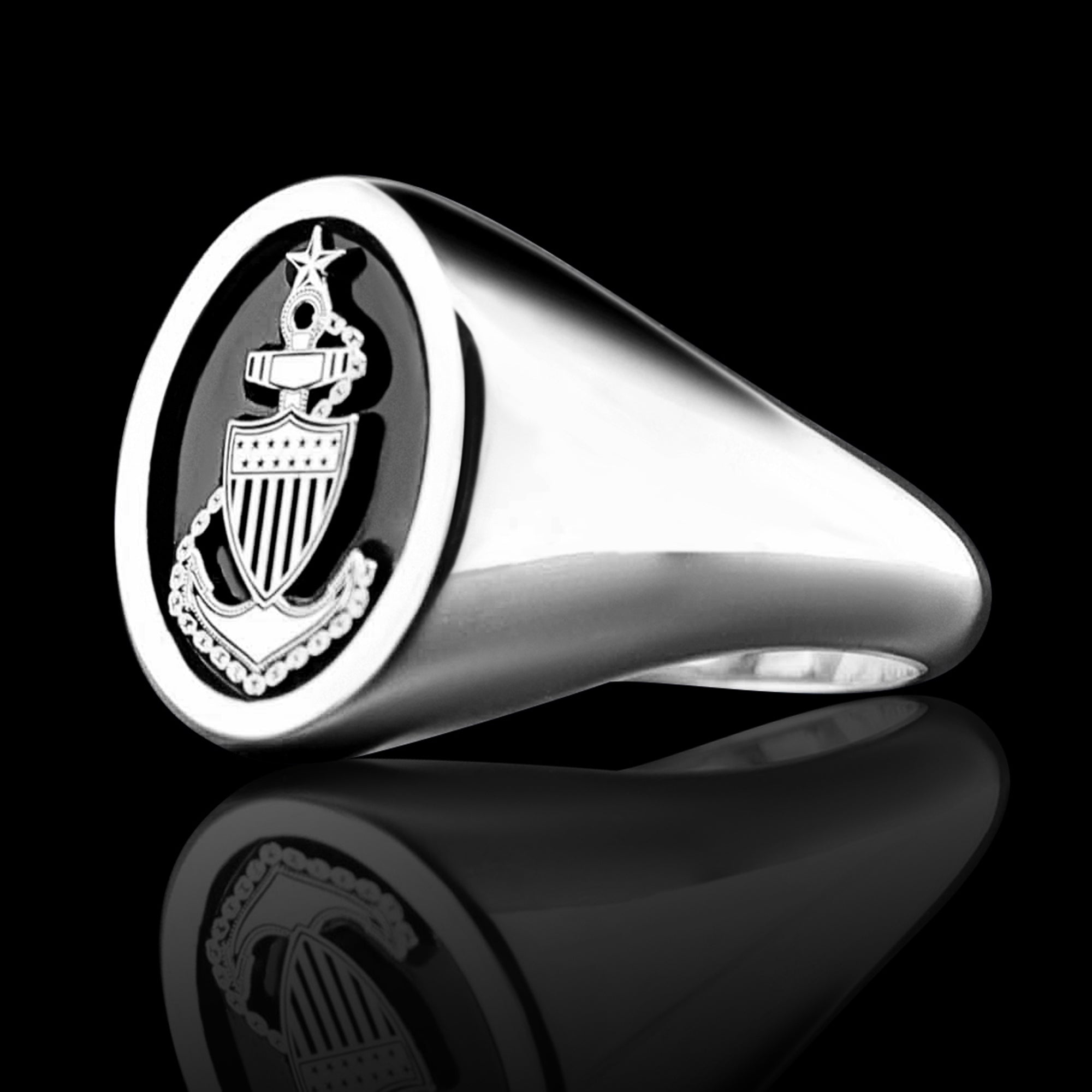 USCG Senior Chief Petty Officer Ring – The Jewelry Republic