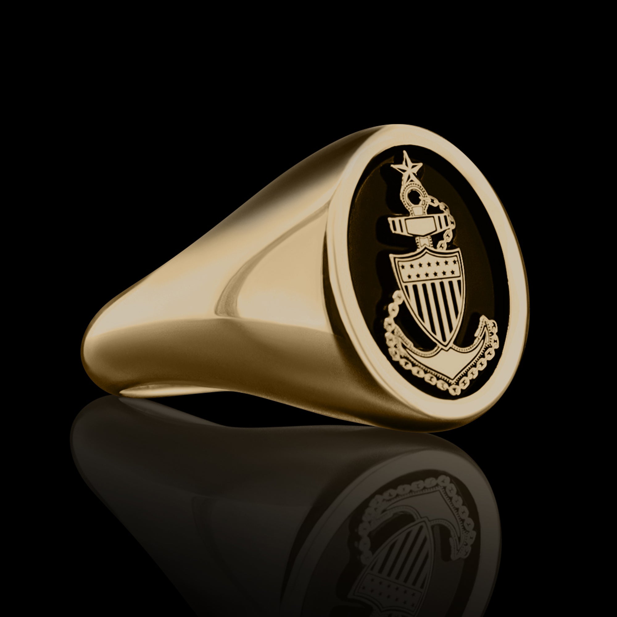 USCG Senior Chief Petty Officer Ring – The Jewelry Republic