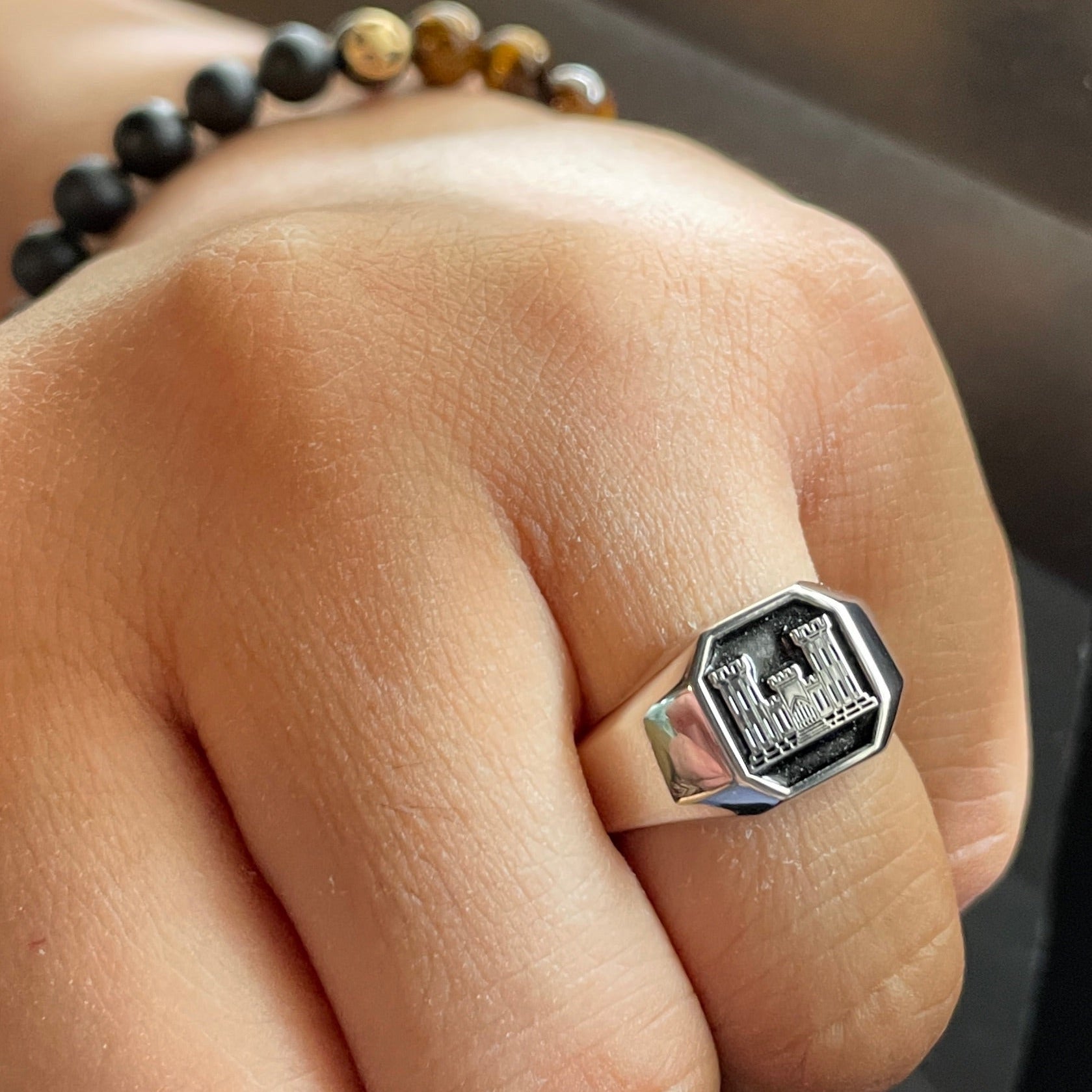 Engineering Rings For Men Army Combat Engineers Ring – The Jewelry Republic